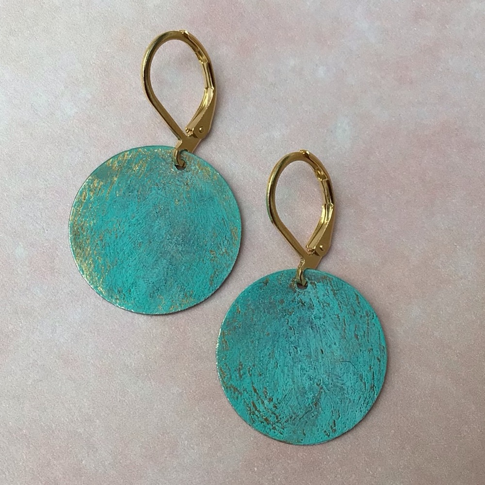 Sundance Charm 24k gold plated Earrings